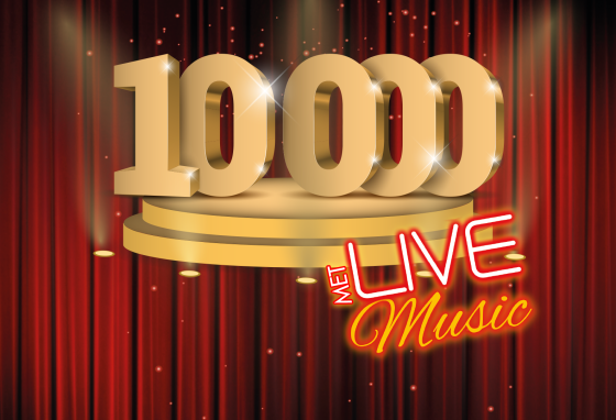 € 10.000 actie & Live muziek